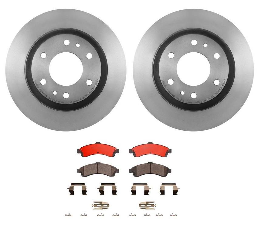 SAAB Brembo Brakes Kit - Pads and Rotors Front (305mm) (Ceramic) 88964423 - Brembo 3119715KIT